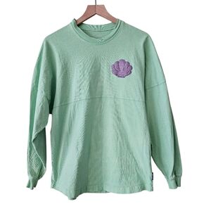 Disney Teal Ariel Seashell Oversized Long Sleeve Spirit Jersey